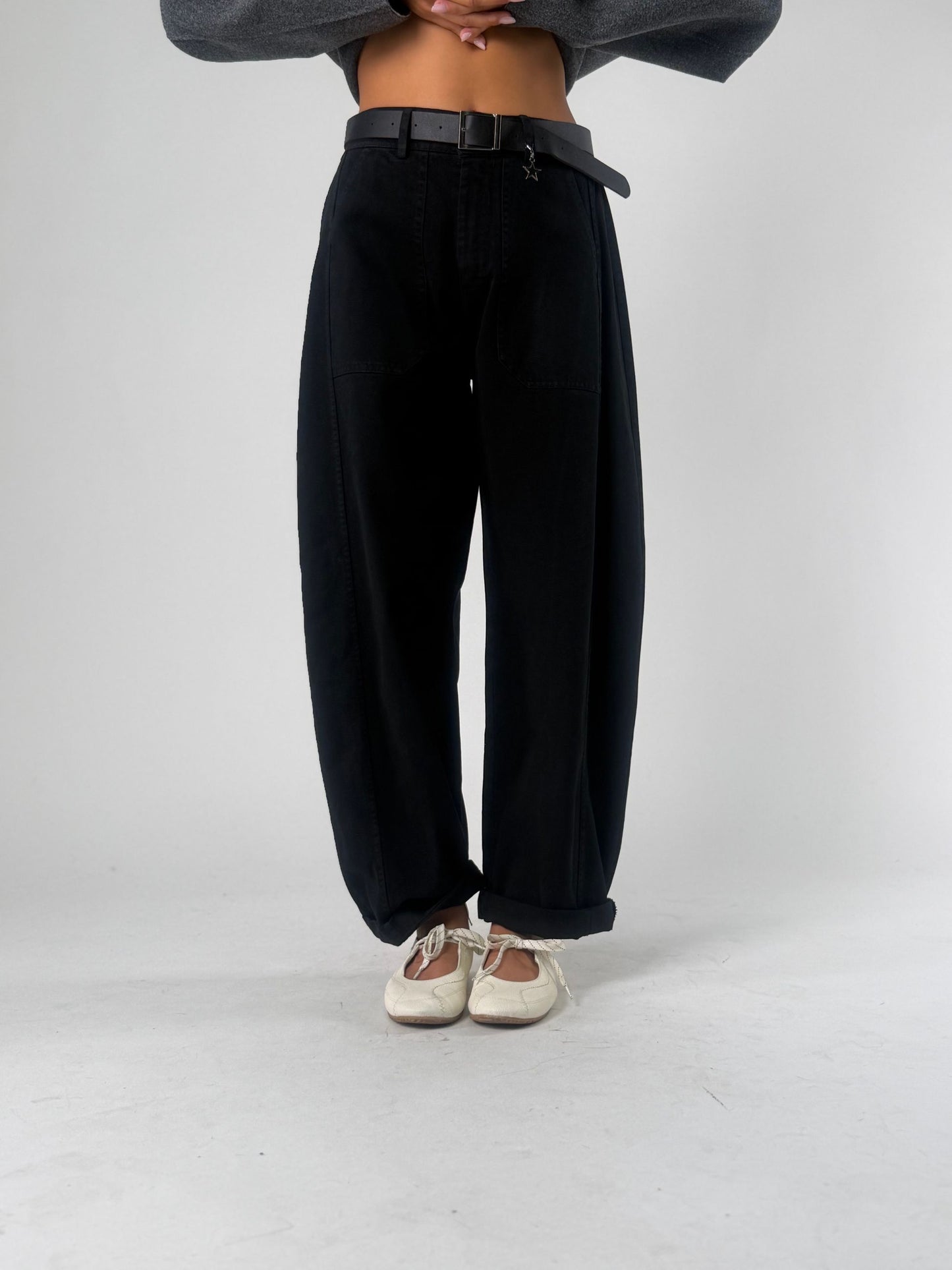 Pantalone ovetto in cotone