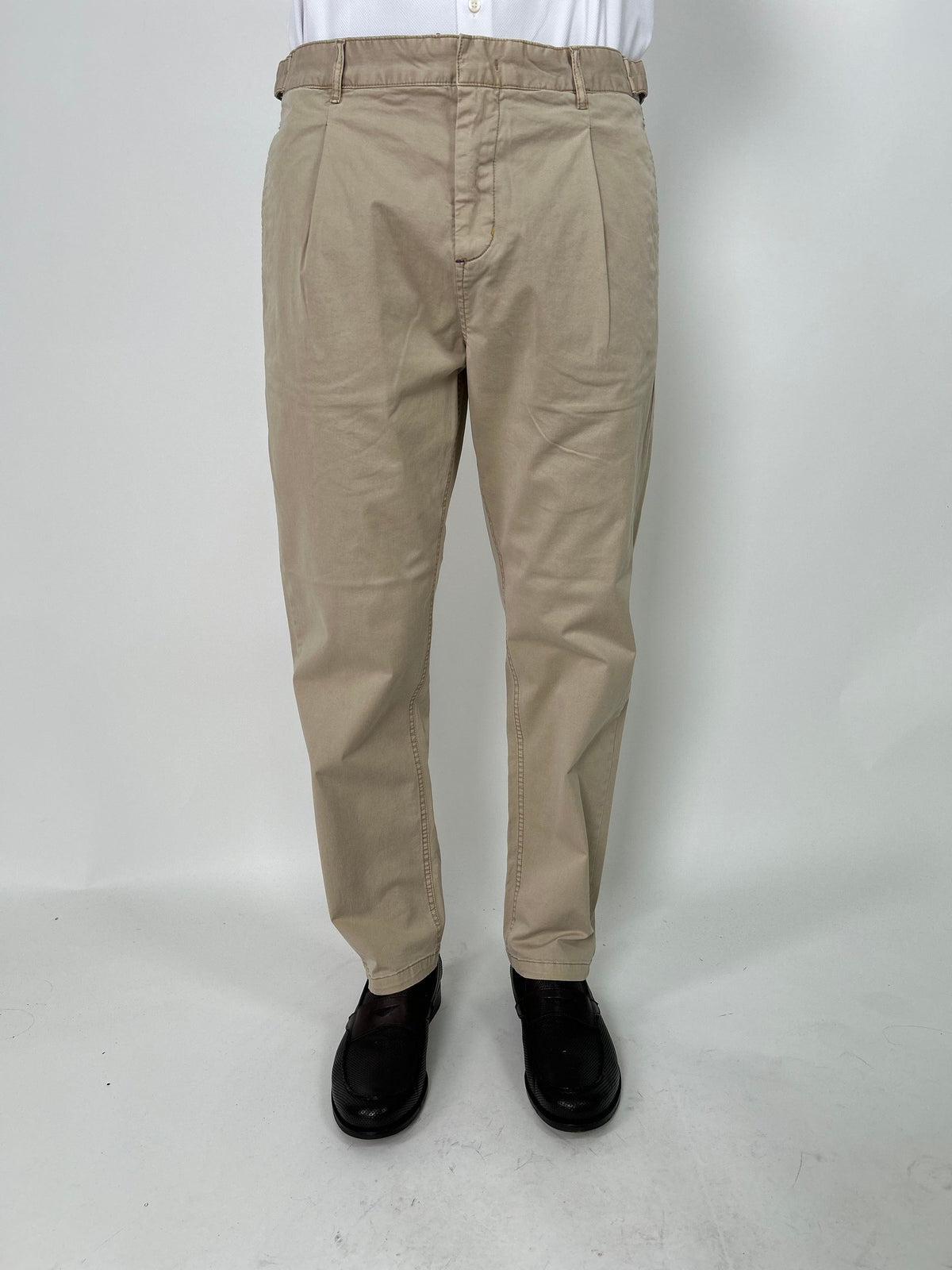 Pantalone cropped gabardina
