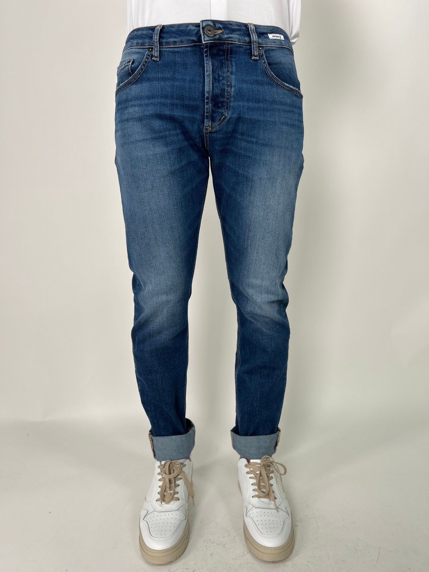 Jeans lavaggio scuro fit regular