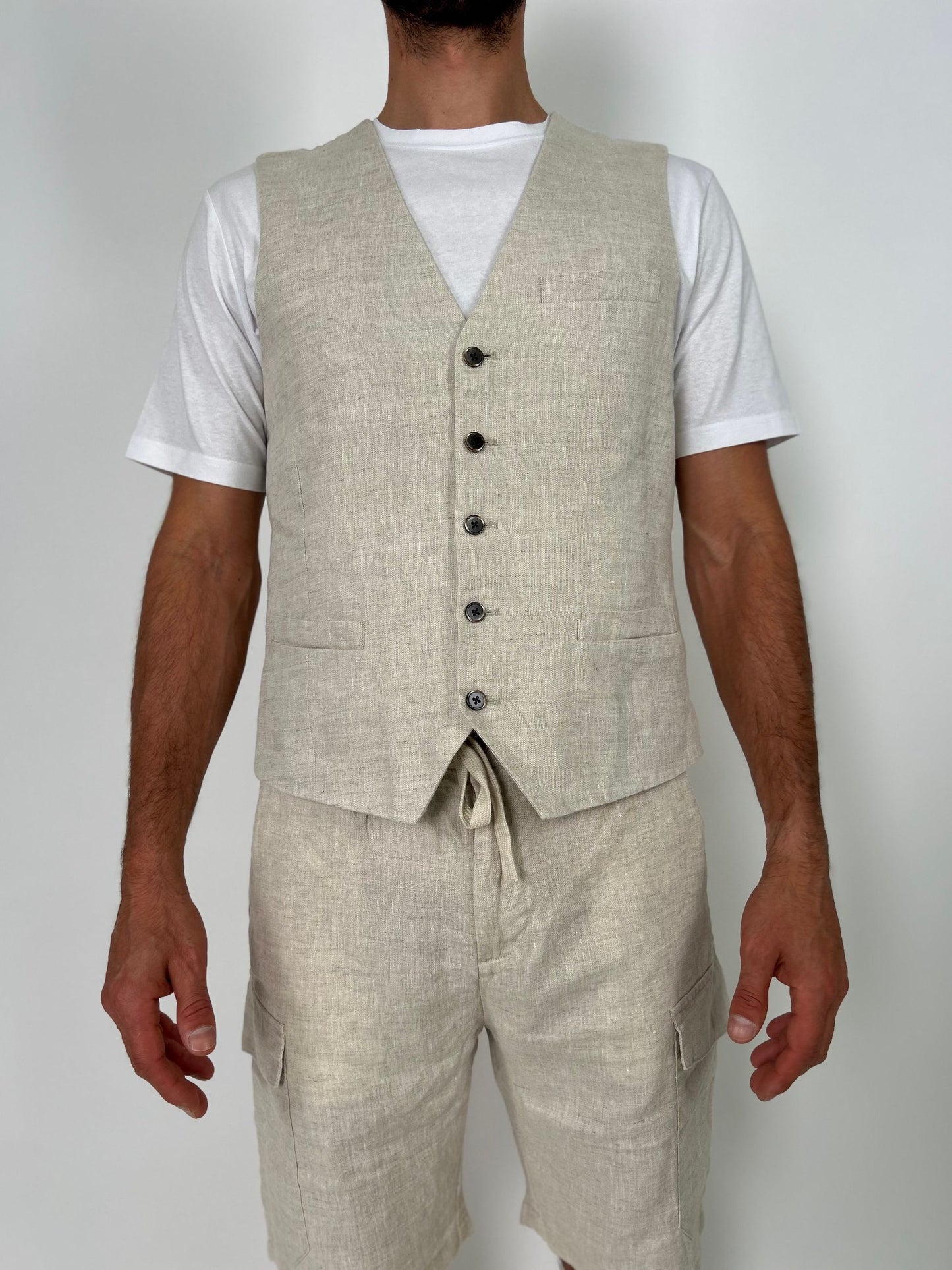Gilet in lino