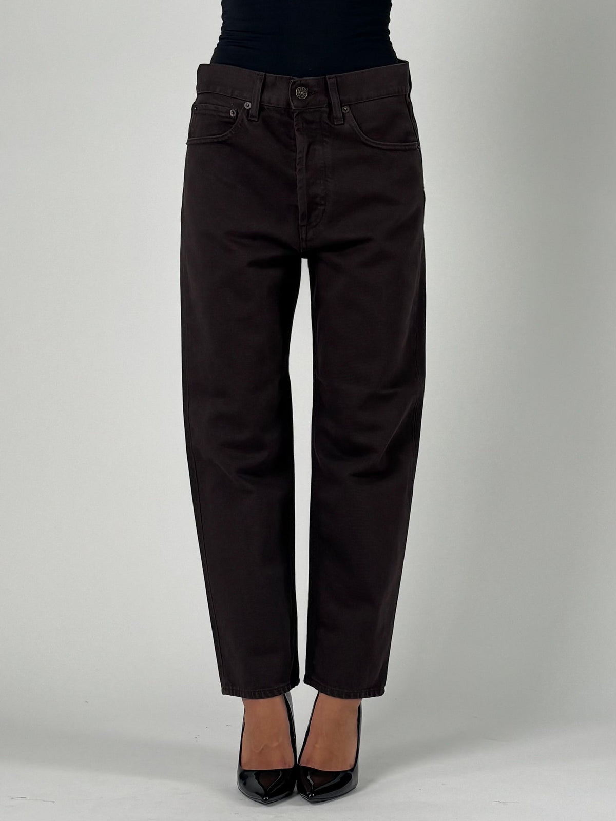 Jeans fit cropped vita media