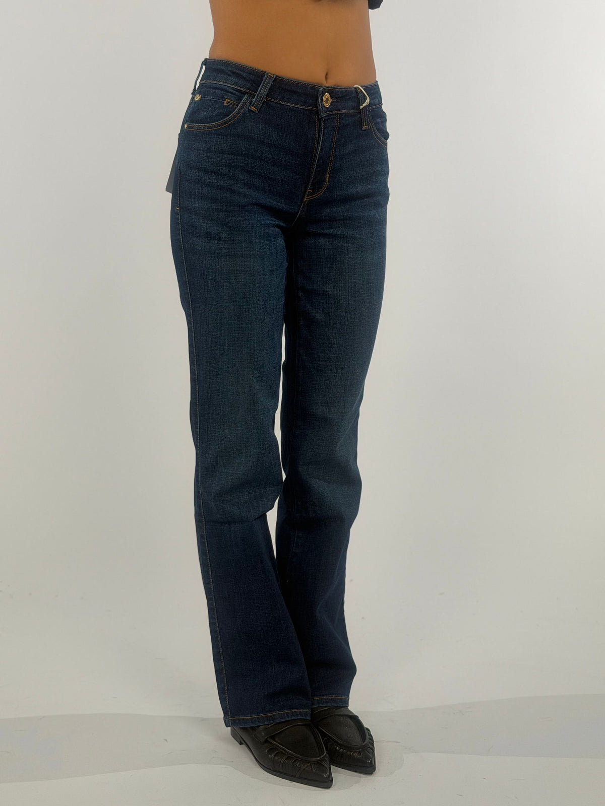 Jeans dritto elasticizzato