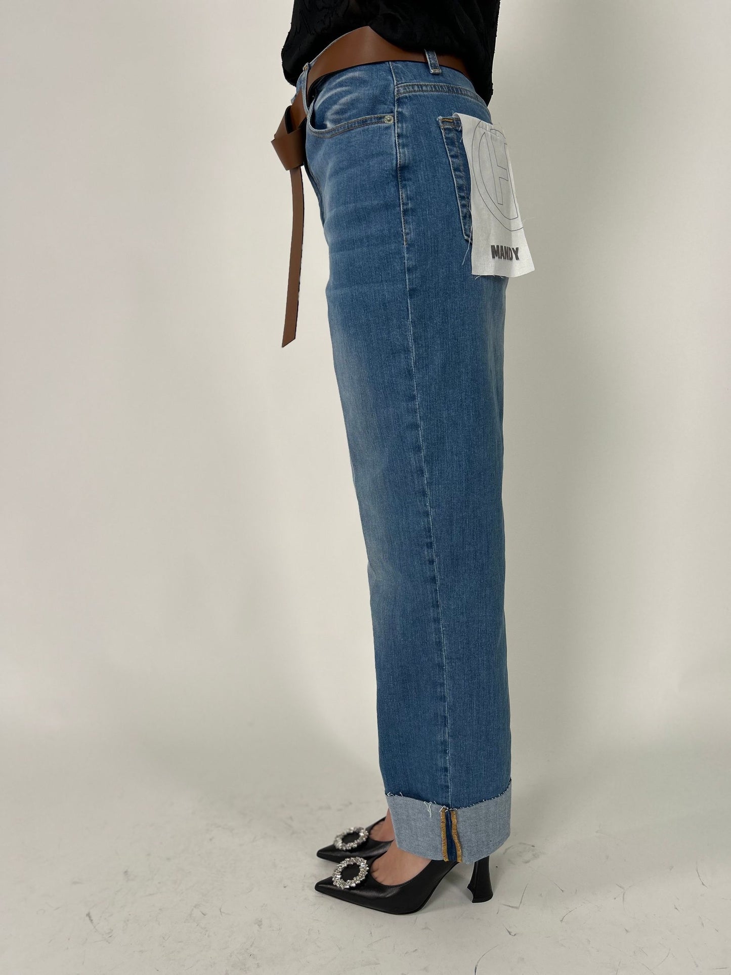 Jeans modello Mandy lavaggio medio