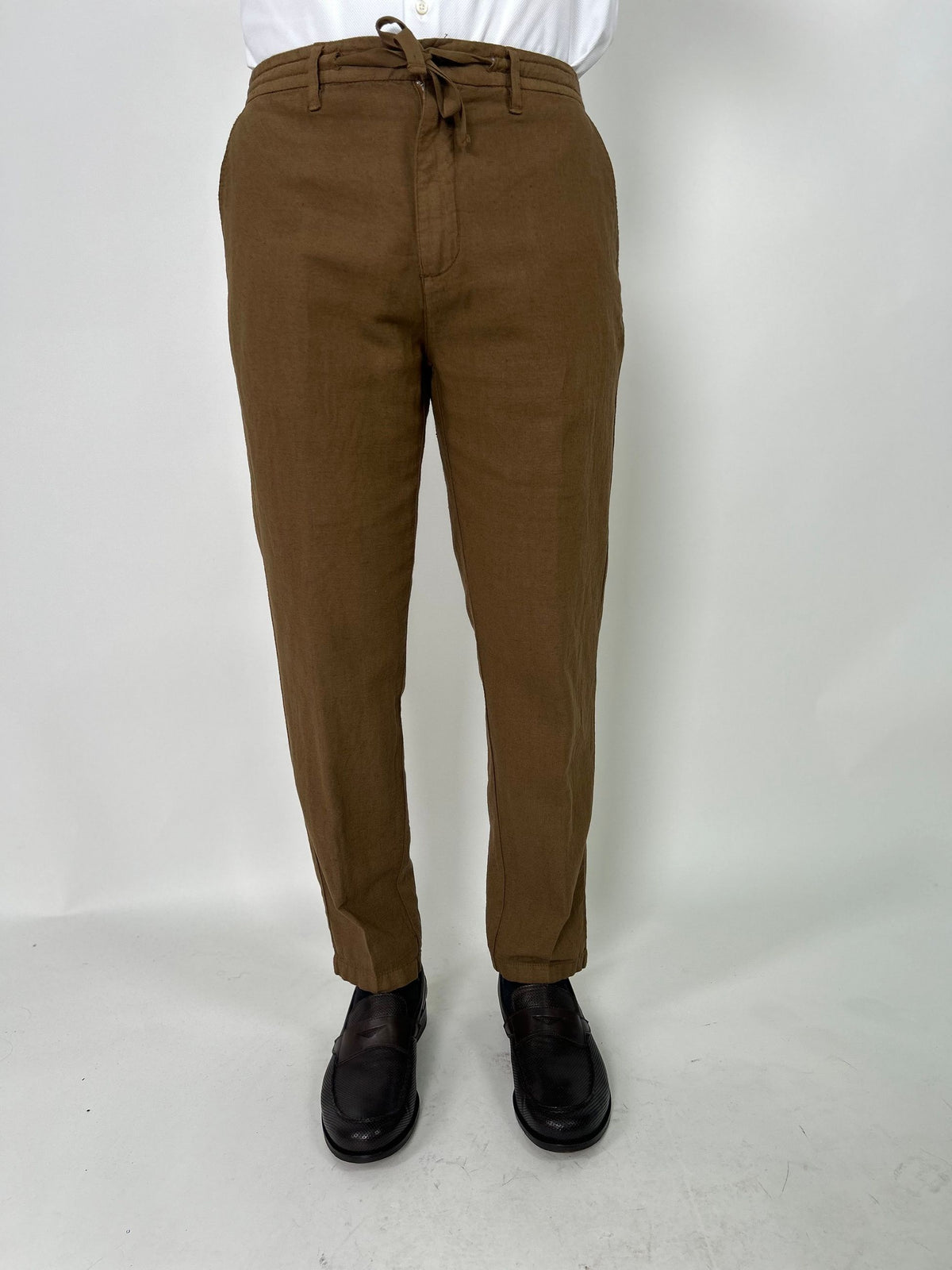 Pantalaccio in lino e cotone