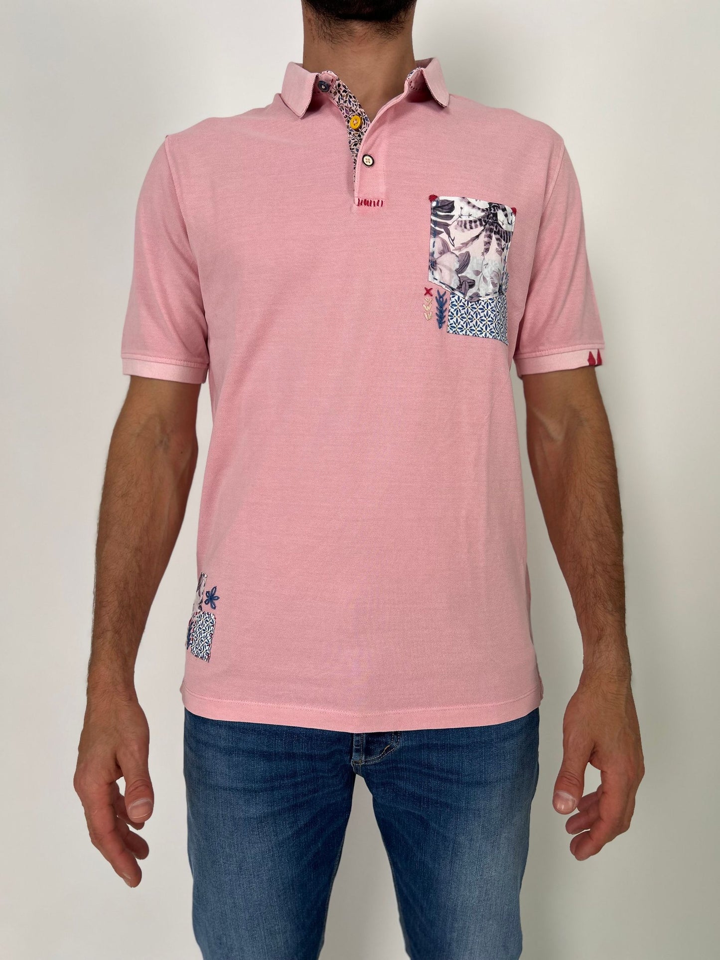 Polo mm piquet con taschino
