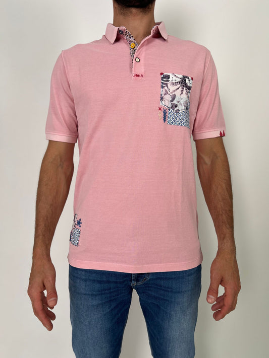 Polo mm piquet con taschino
