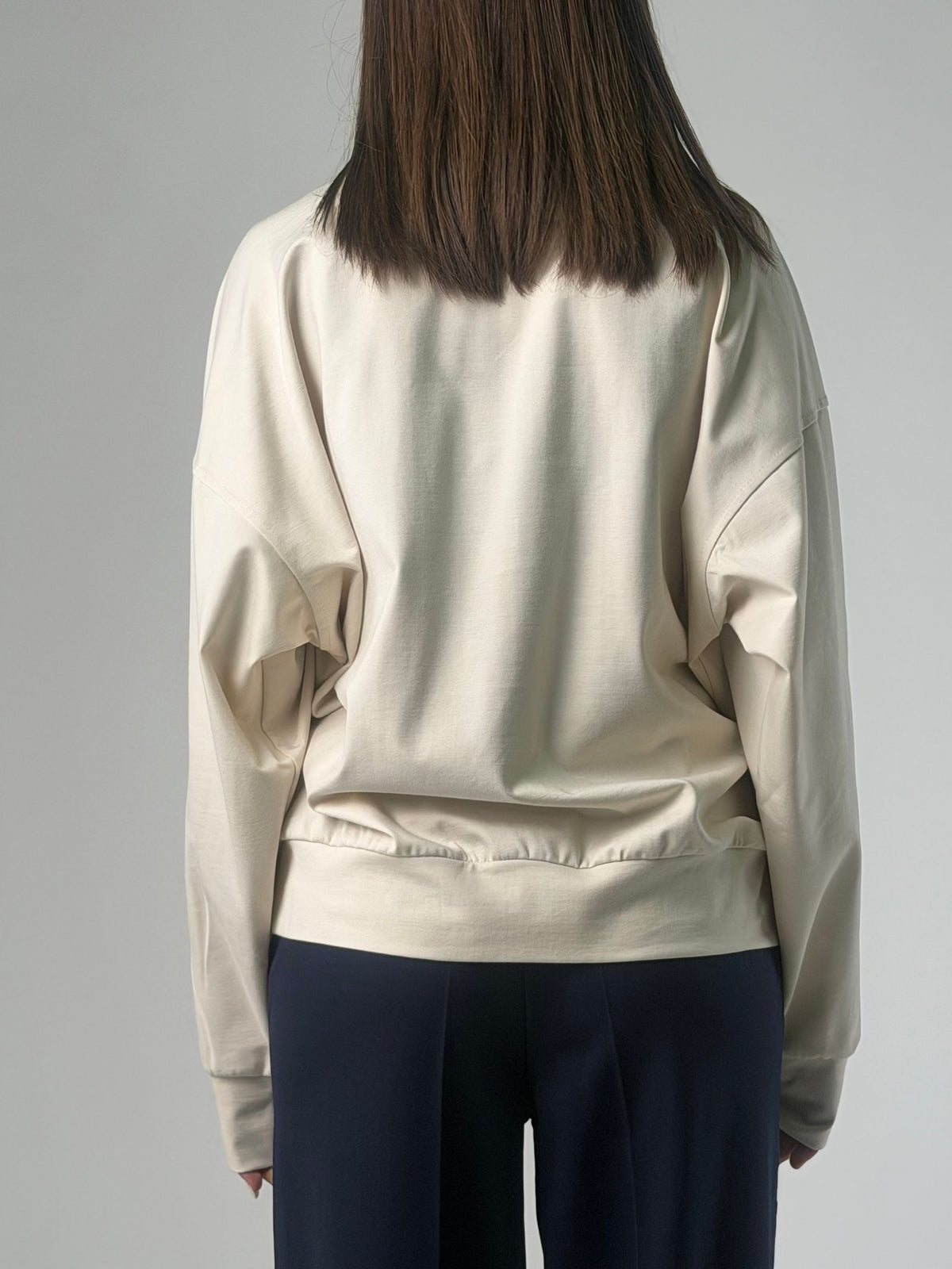 Felpa collo zip