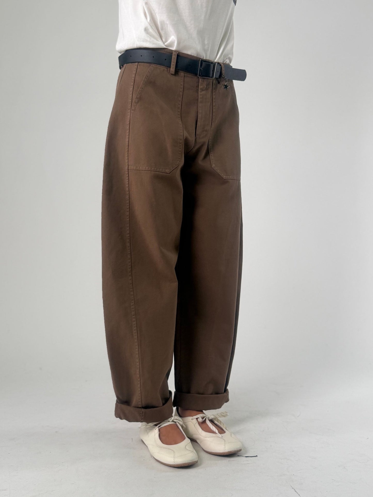 Pantalone ovetto in cotone