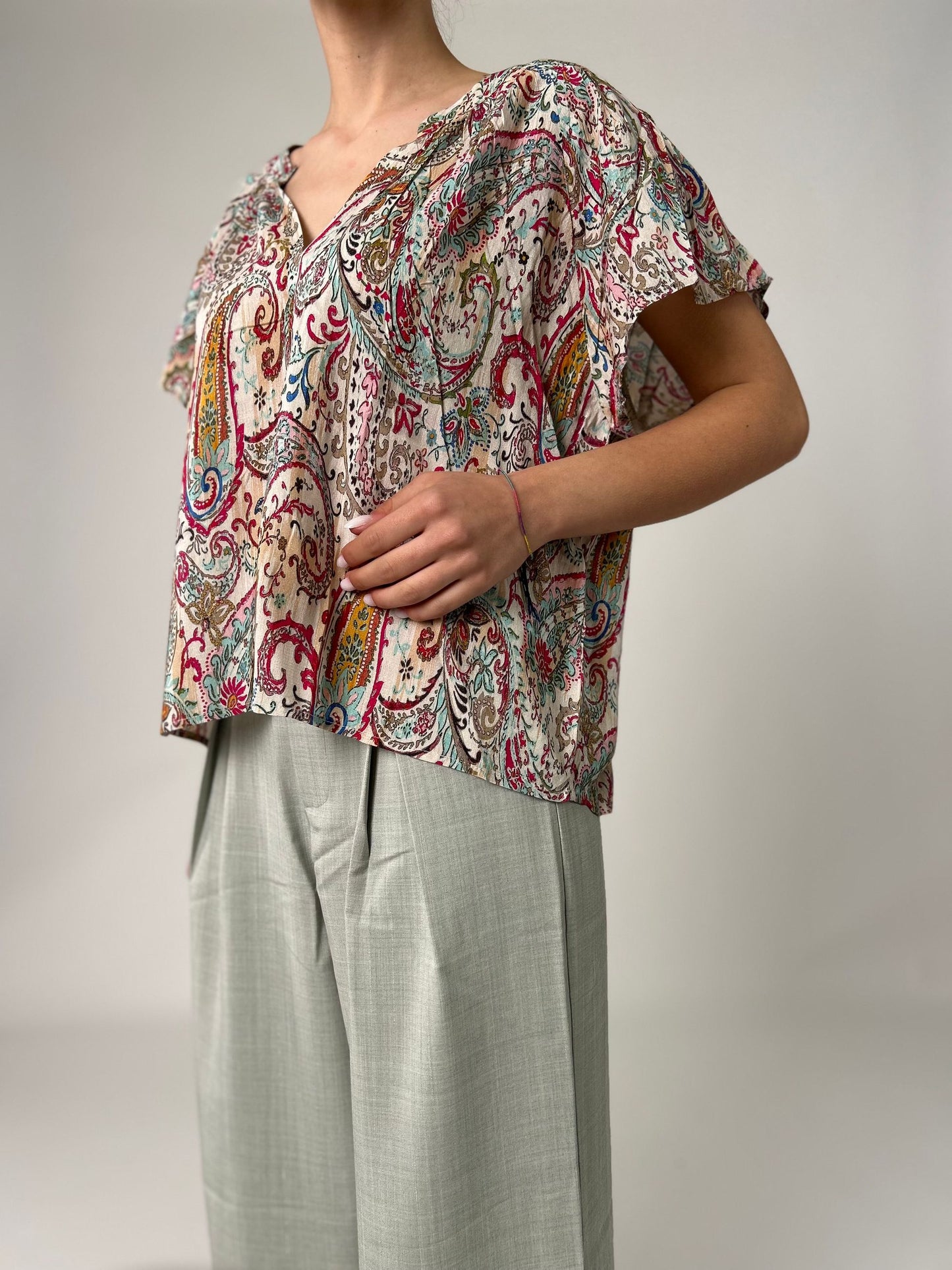 Blusa mm in Viscosa base neutra