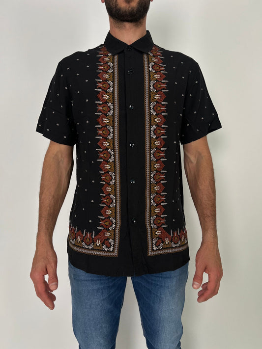 Camicia mm in viscosa a fantasia