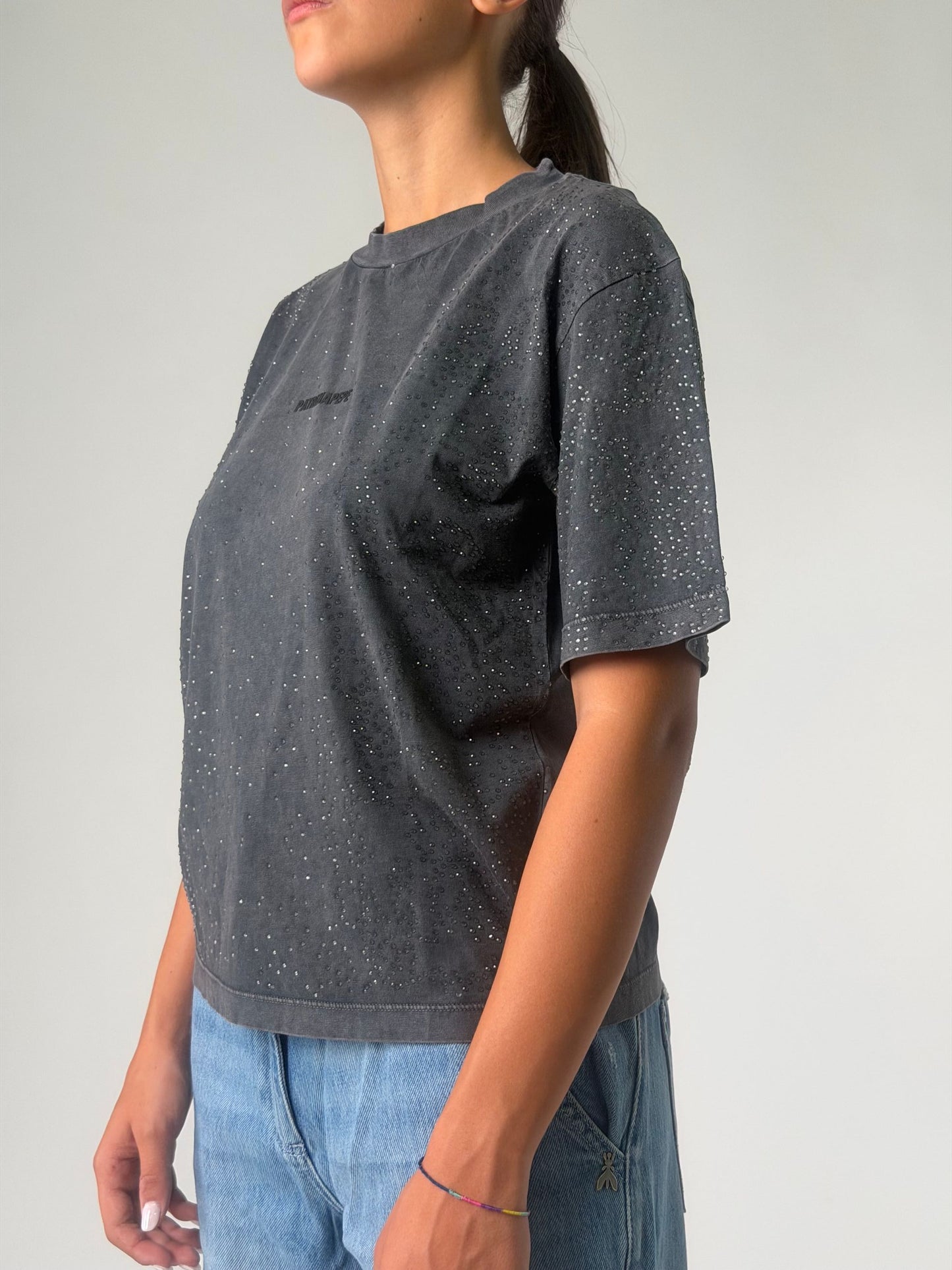 T-shirt mm girocollo con punti luce