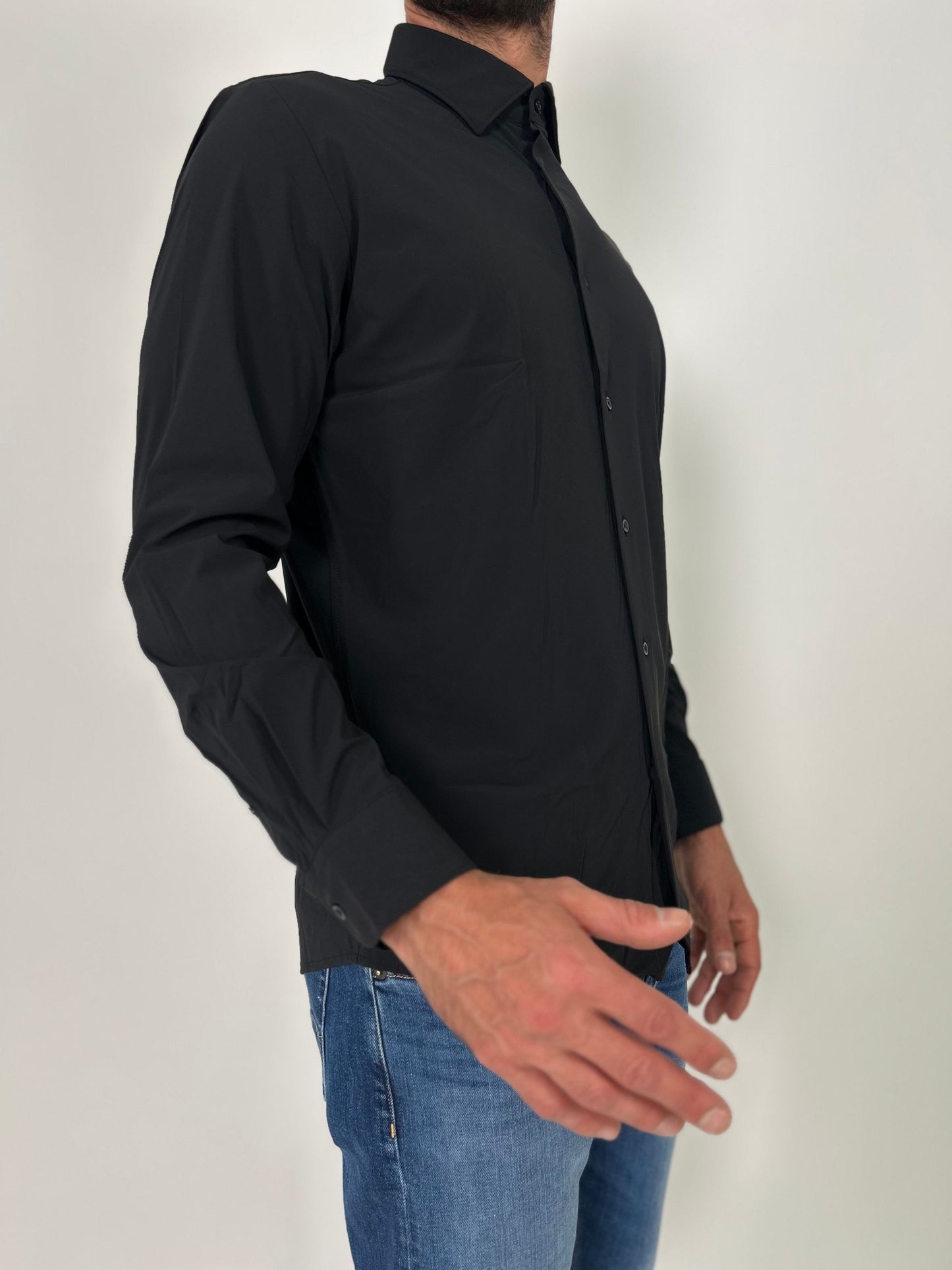 Camicia tessuto tecnico no stiro