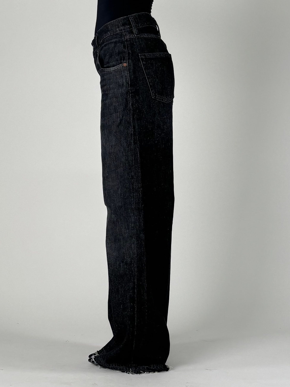 Jeans palazzo vita bassa