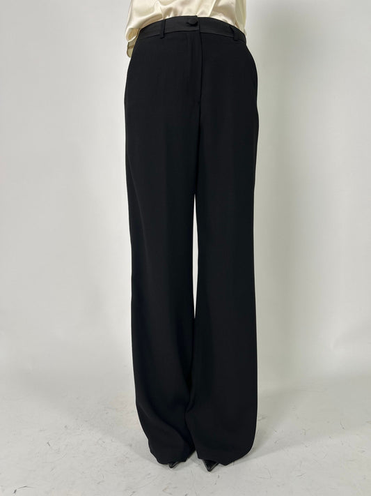 Pantalone palazzo dal tessuto fluido