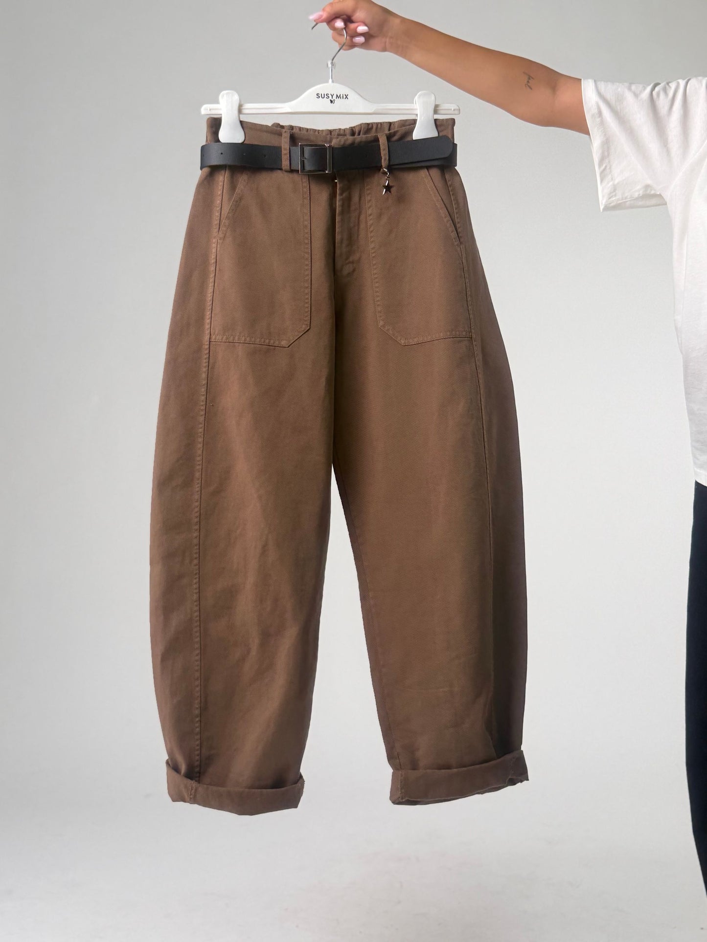 Pantalone ovetto in cotone