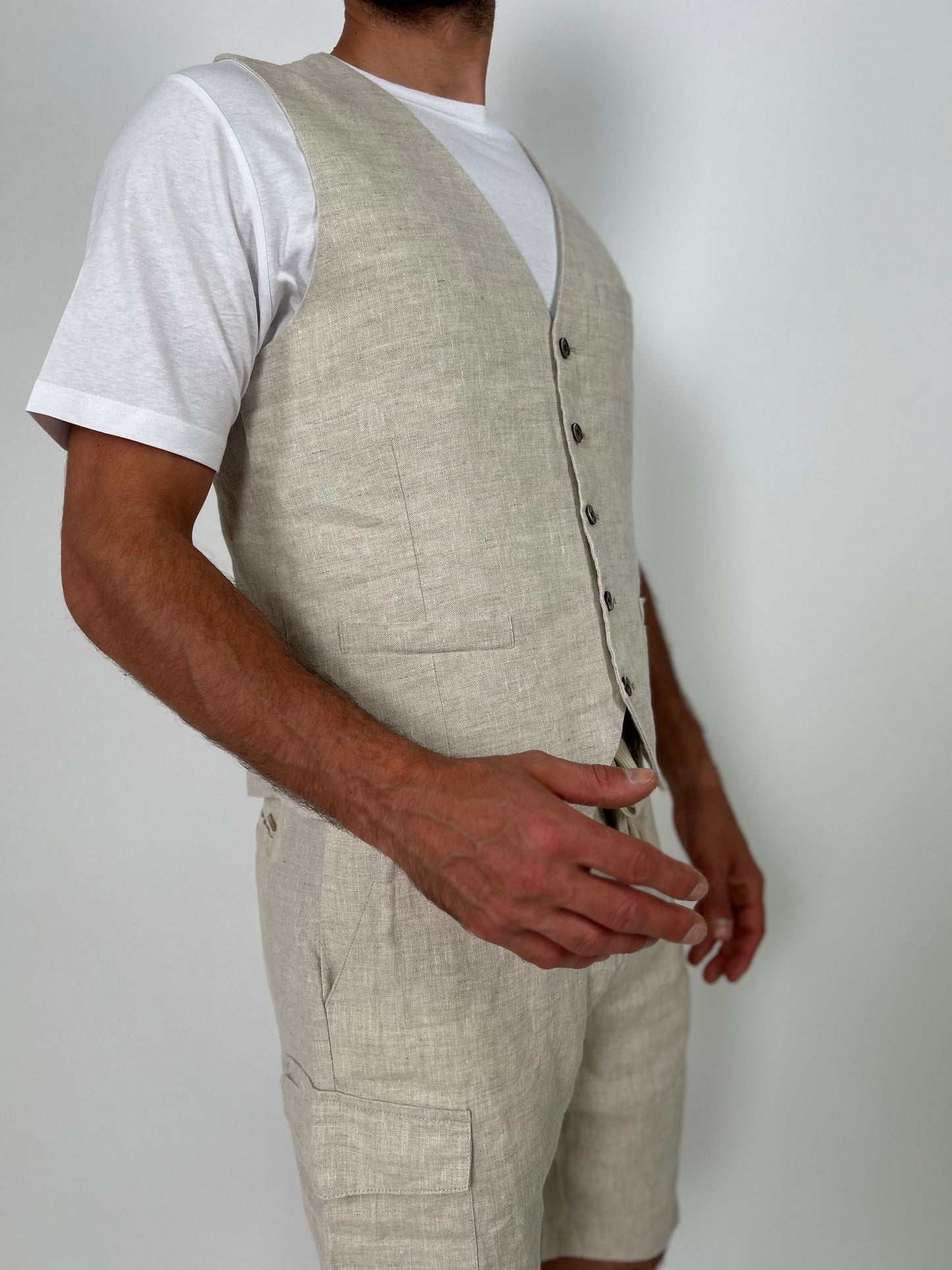 Gilet in lino
