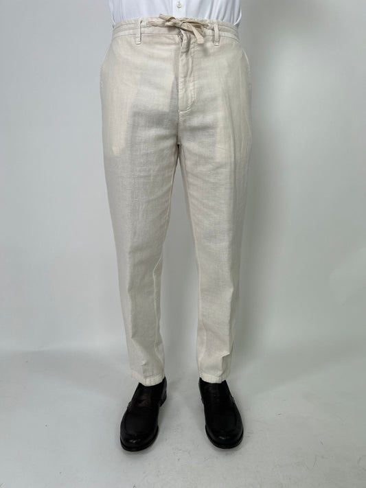 Pantalaccio in lino e cotone