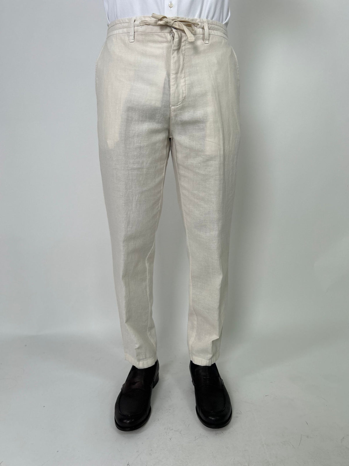 Pantalaccio in lino e cotone