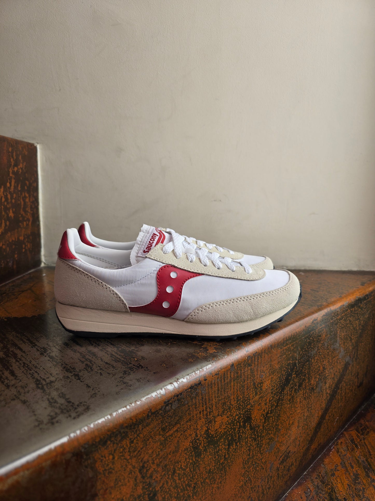 Saucony Trainer 80 PANNA/ROSSO