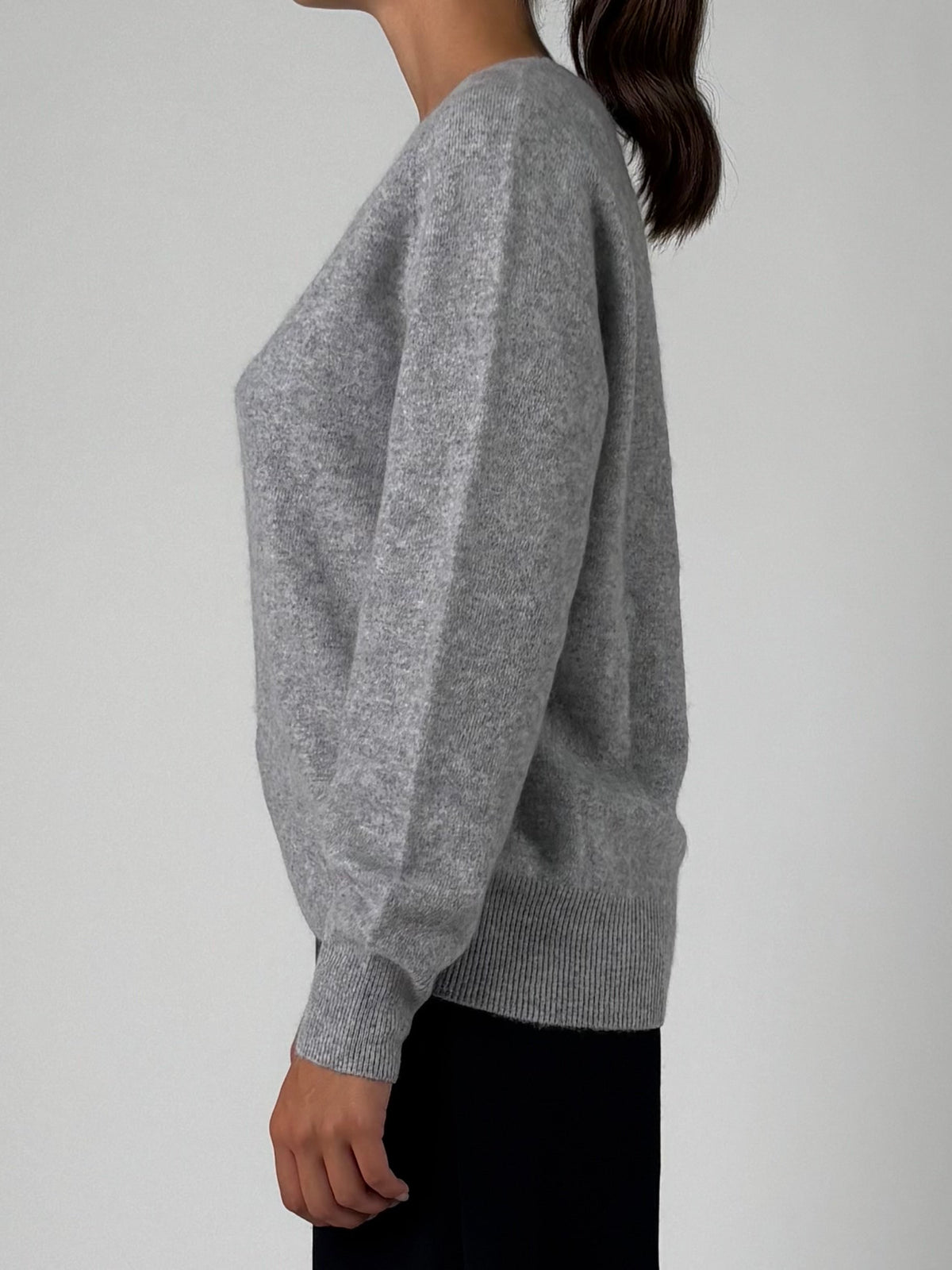 Maglia girocollo in lana