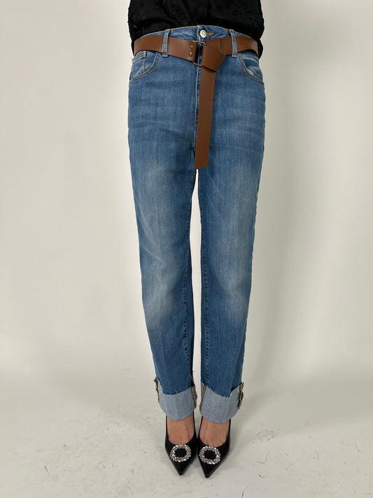 Jeans modello Mandy lavaggio medio