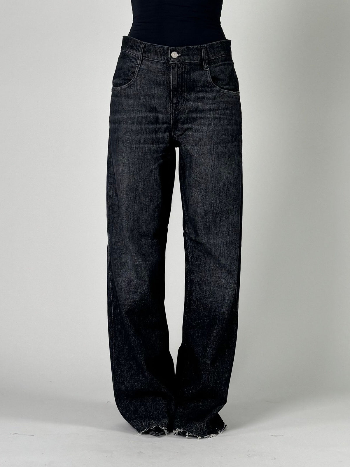 Jeans palazzo vita bassa