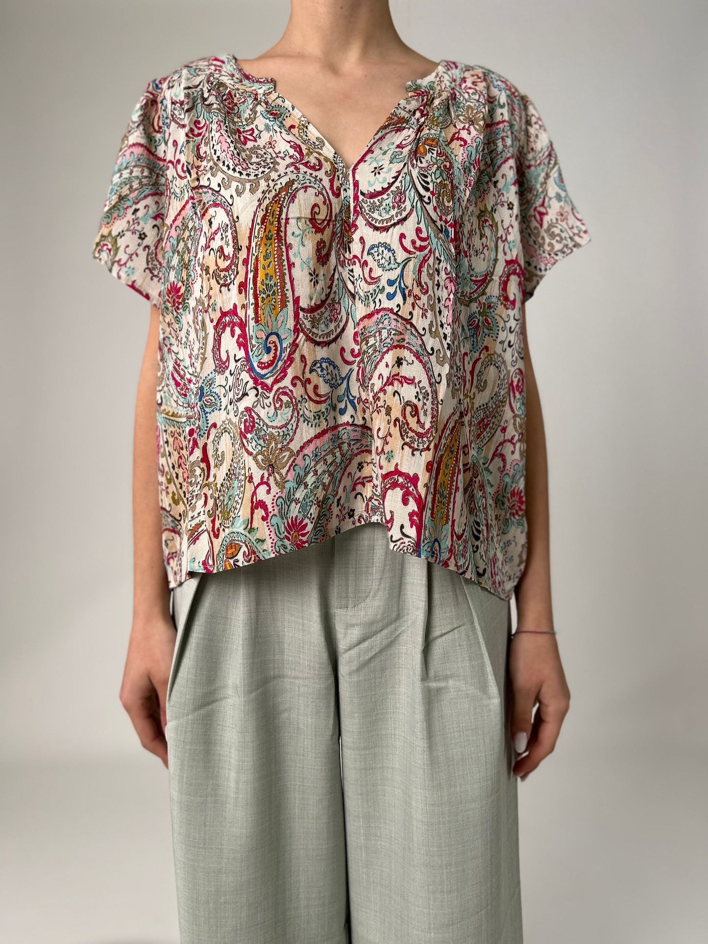 Blusa mm in Viscosa base neutra