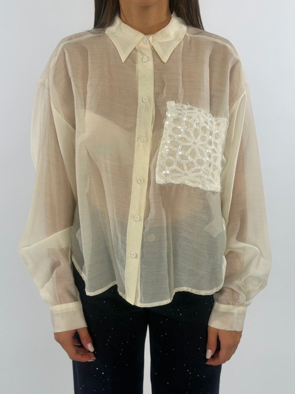 Camicia ml over con  taschino