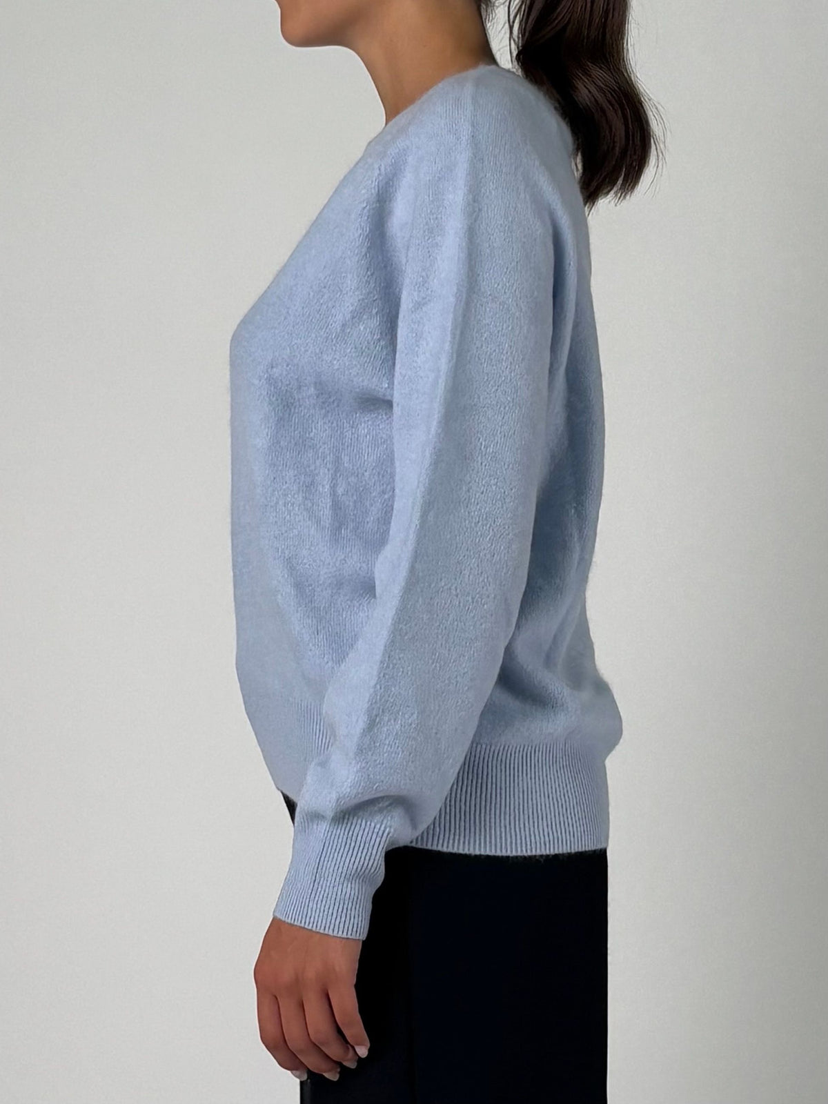 Maglia girocollo in lana