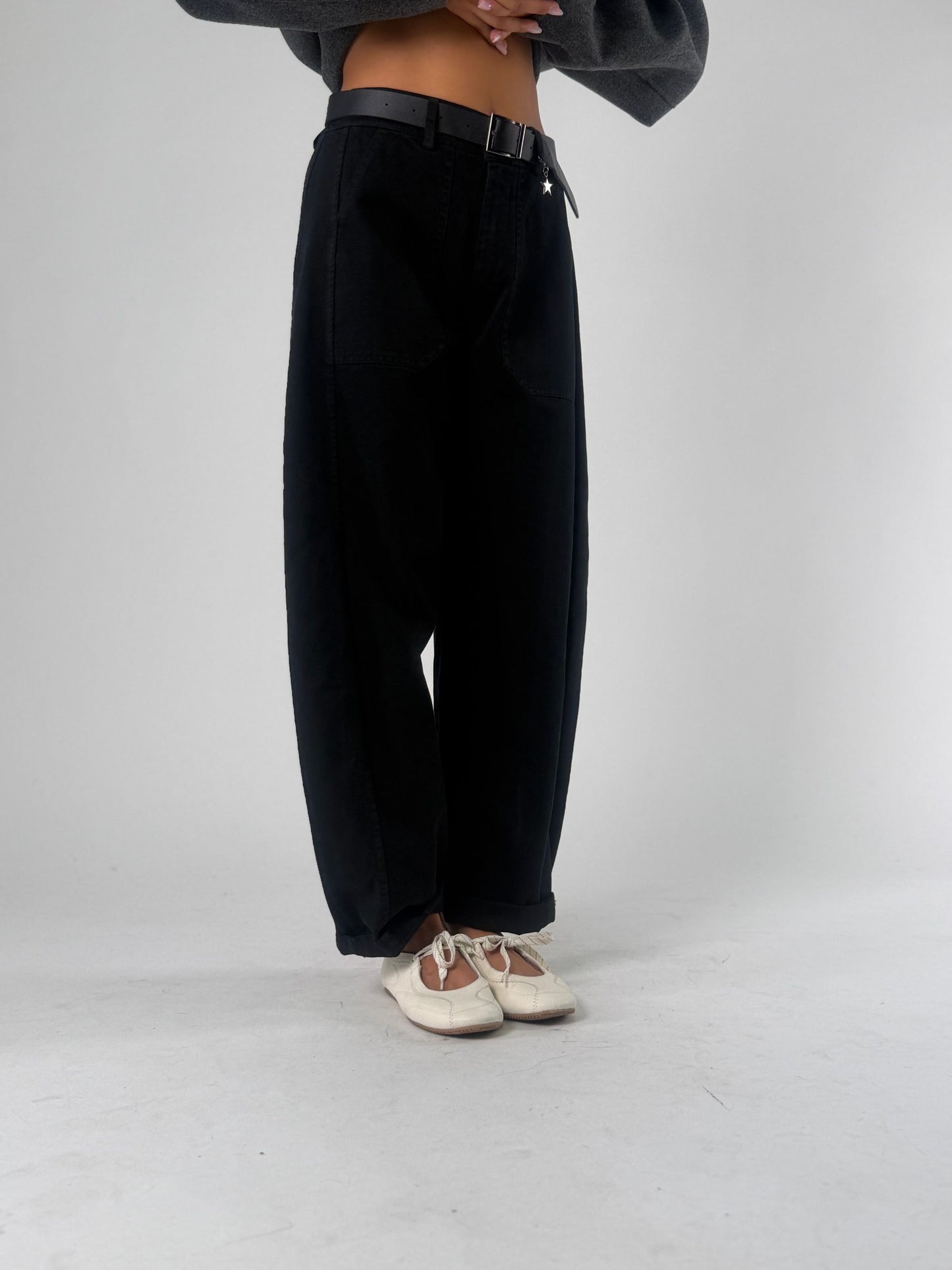 Pantalone ovetto in cotone