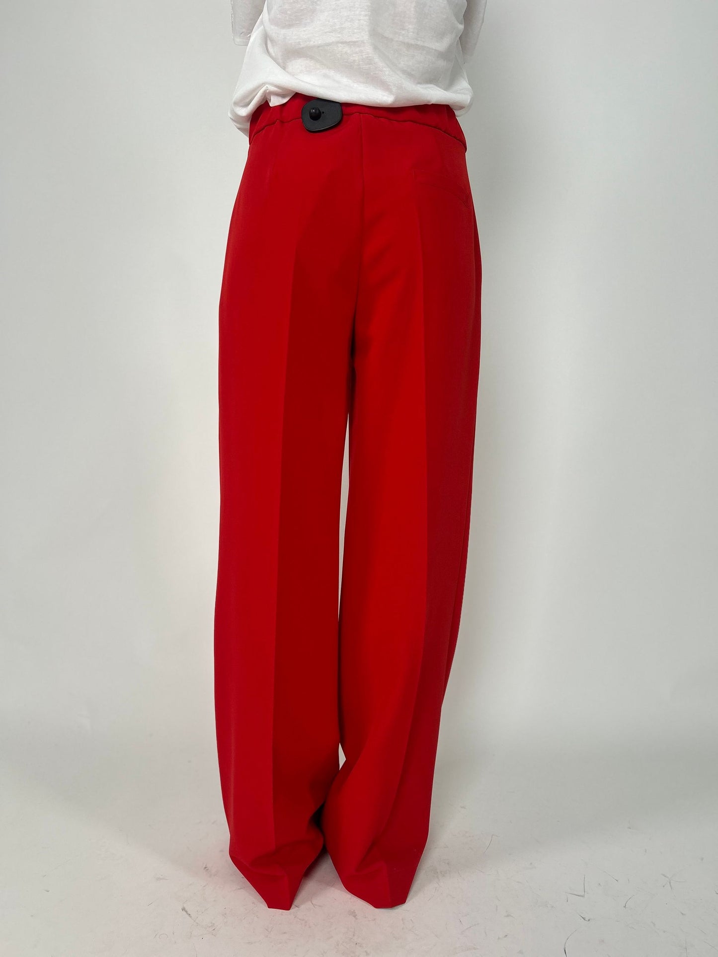 Pantalone palazzo con pences